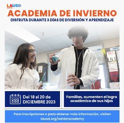 winter academy secondary spanish